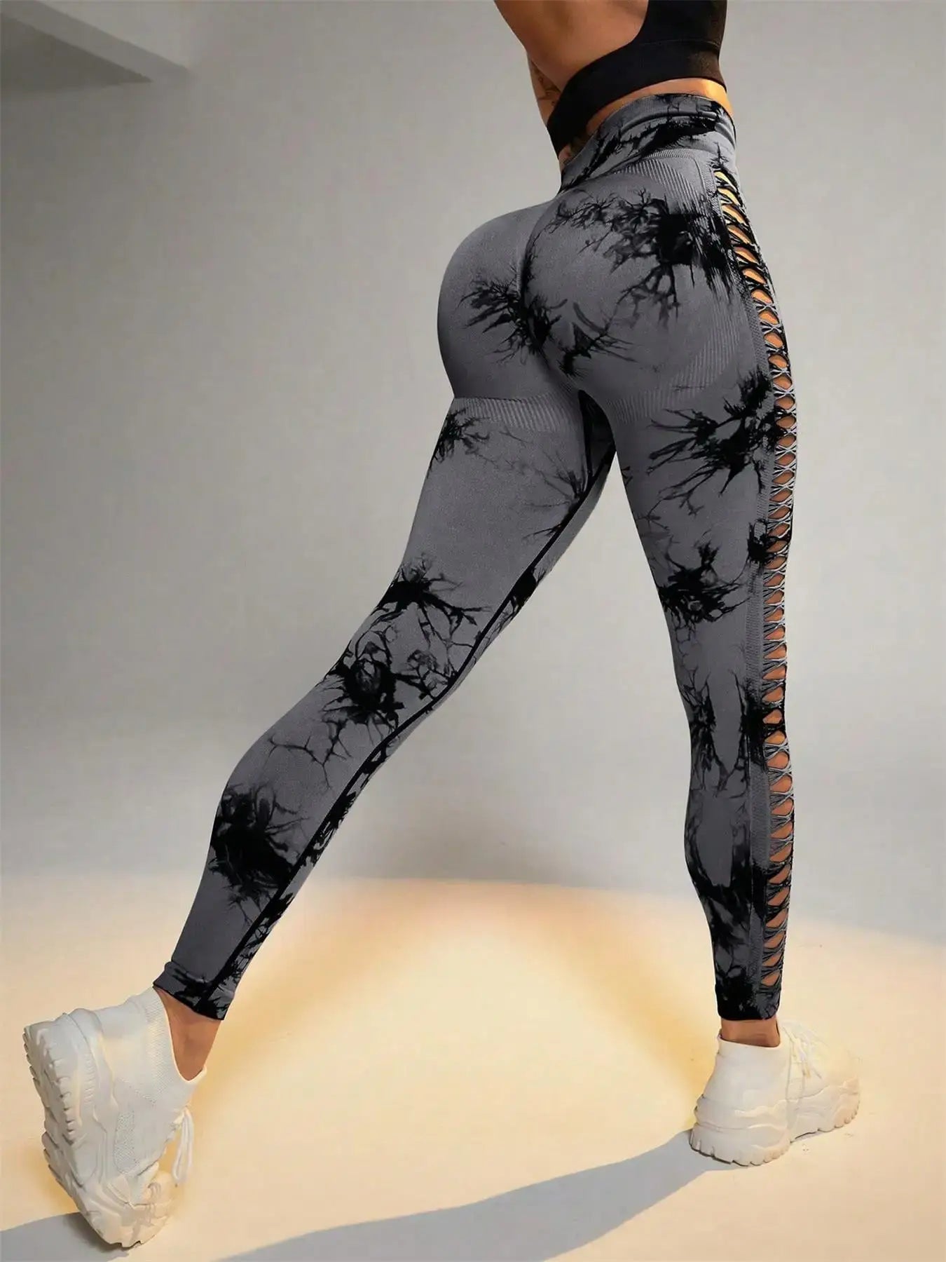 Leggings sin costuras Tie Dye para mujer.