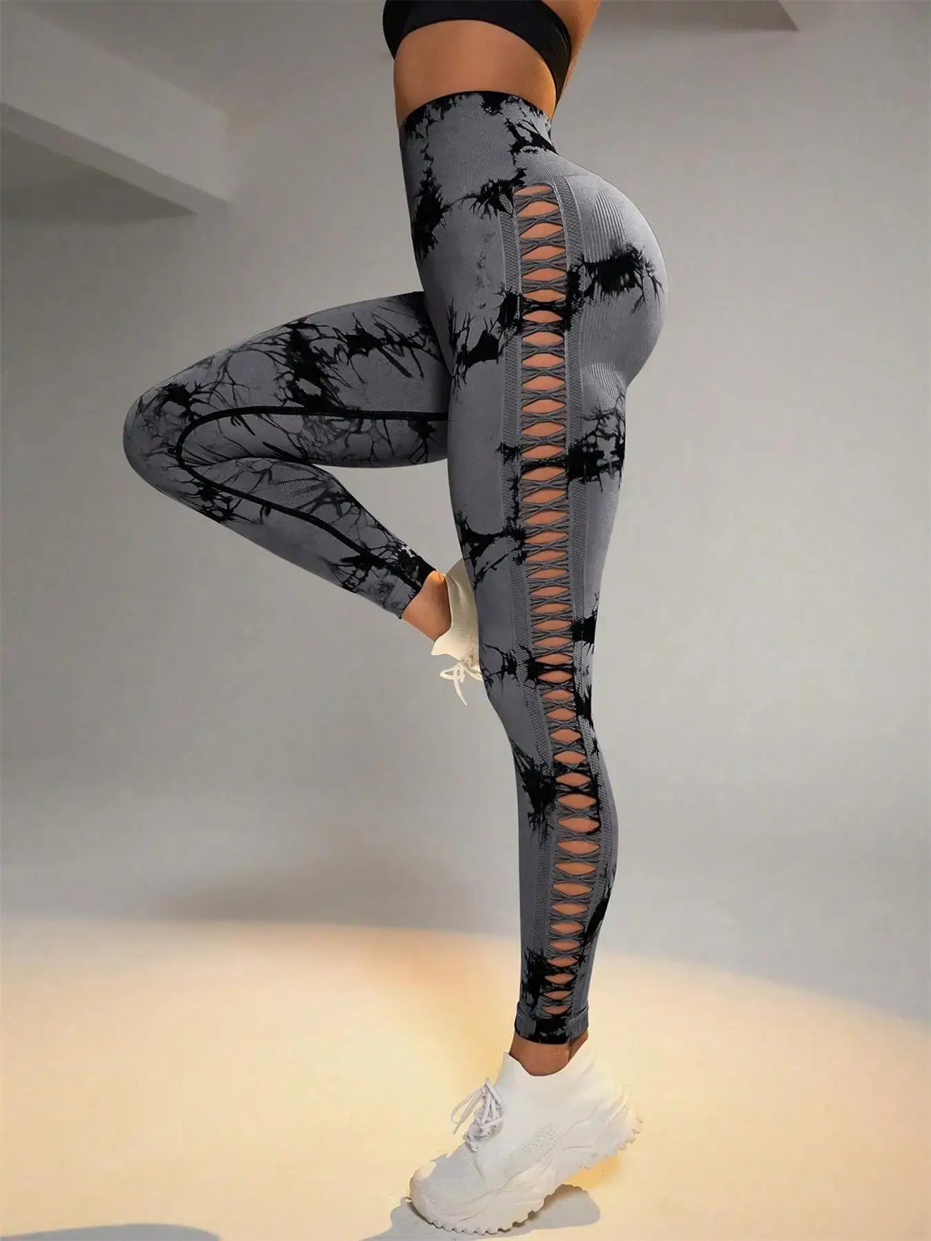 Leggings sin costuras Tie Dye para mujer.