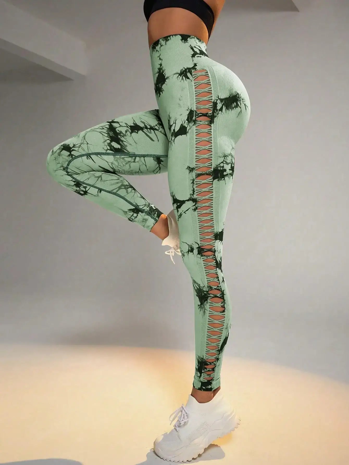 Leggings sin costuras Tie Dye para mujer.