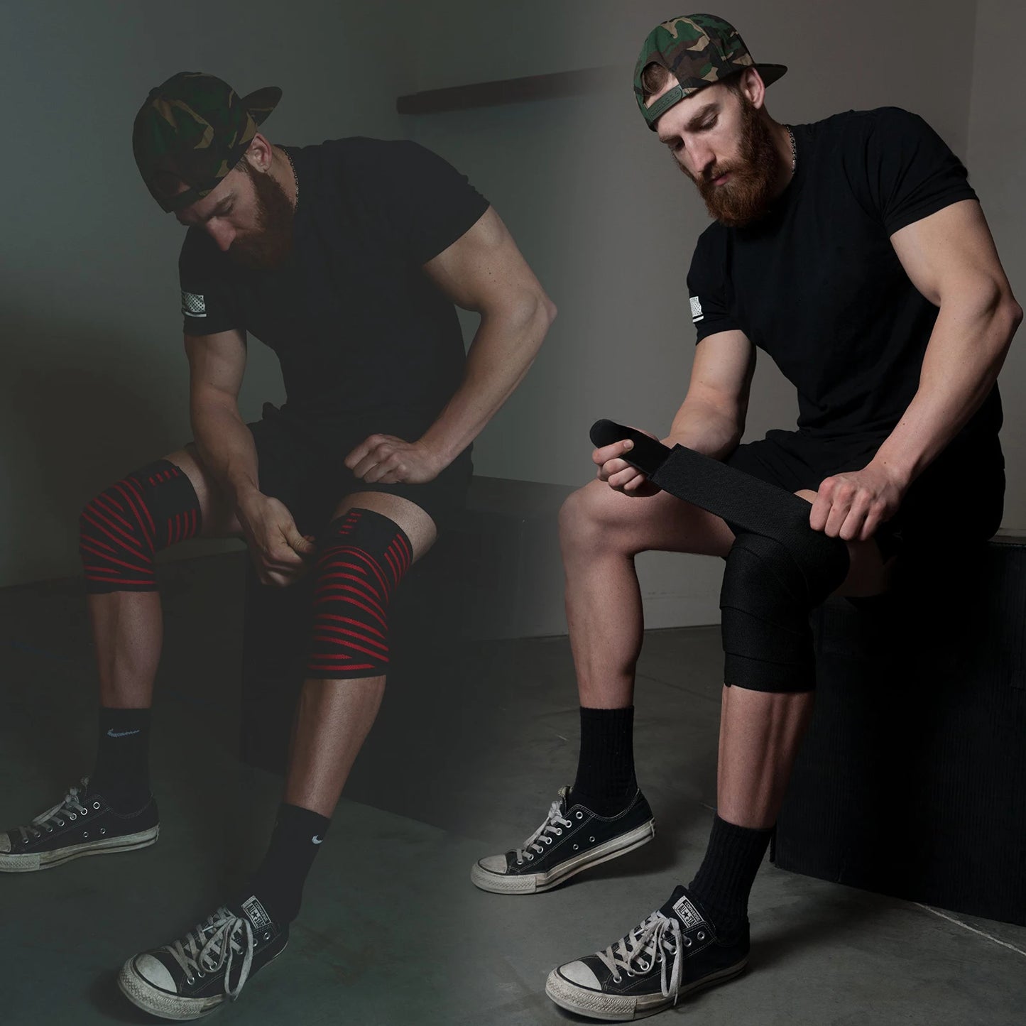 Bandas rodillas para entrenamiento potencia. (venta unidades y pares)