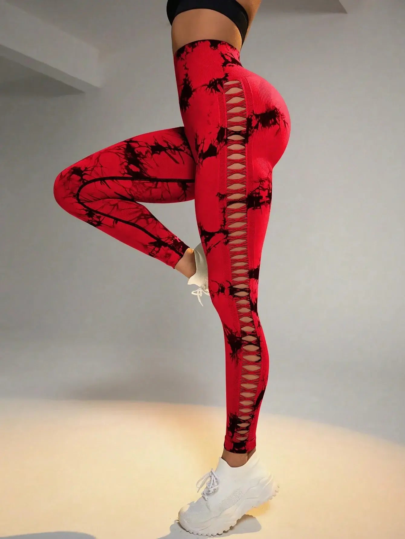 Leggings sin costuras Tie Dye para mujer.