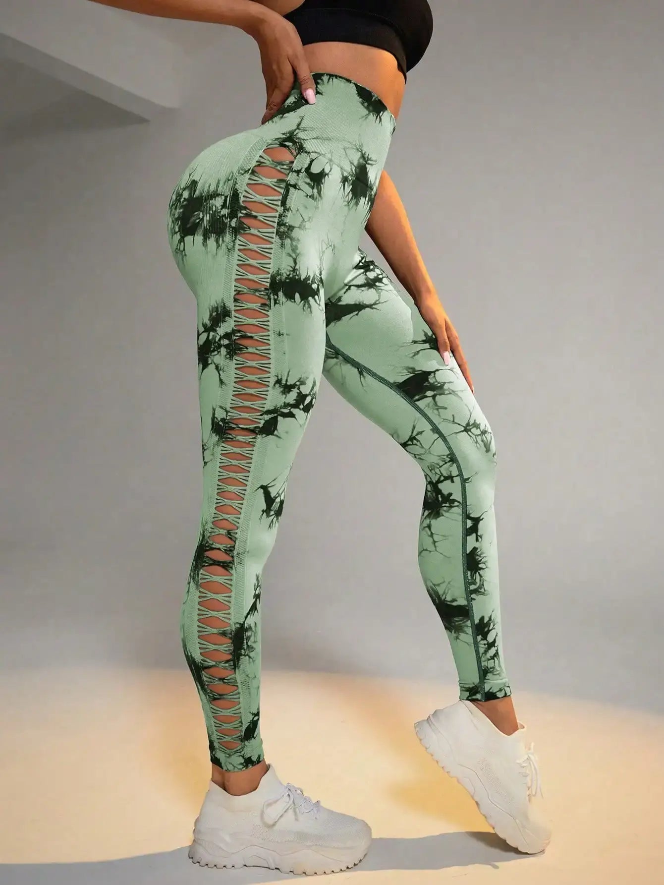 Leggings sin costuras Tie Dye para mujer.