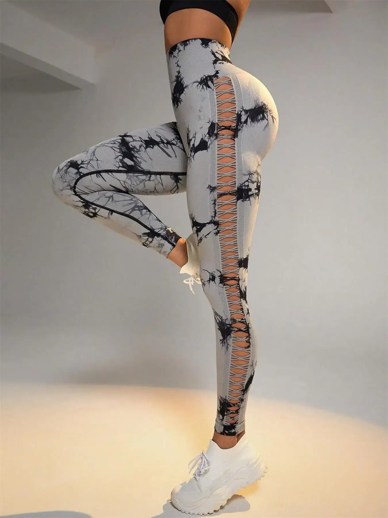 Leggings sin costuras Tie Dye para mujer.