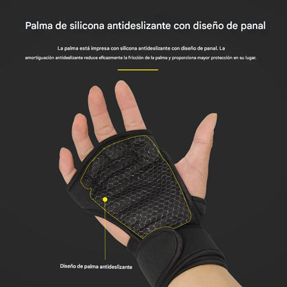 Guantes unisex con protección muñecas