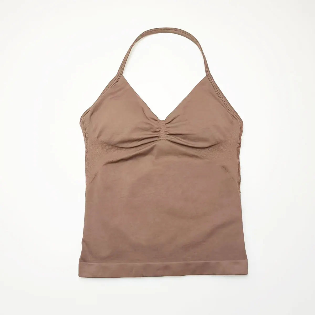 Top deportivo para mujer con tirantes largos, espalda abierta.