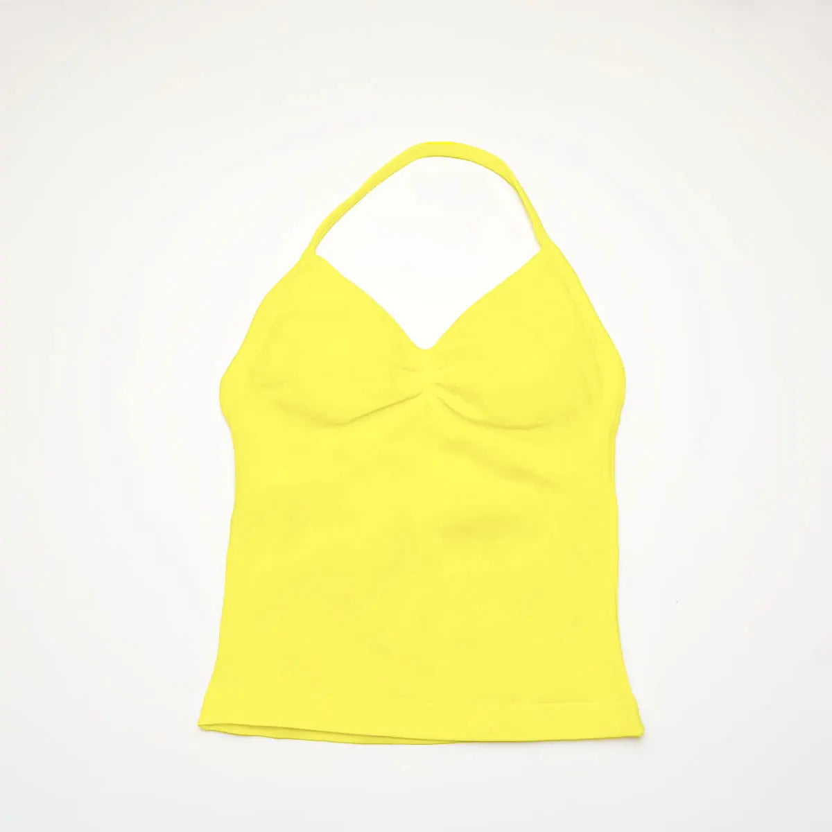 Top deportivo para mujer con tirantes largos, espalda abierta.