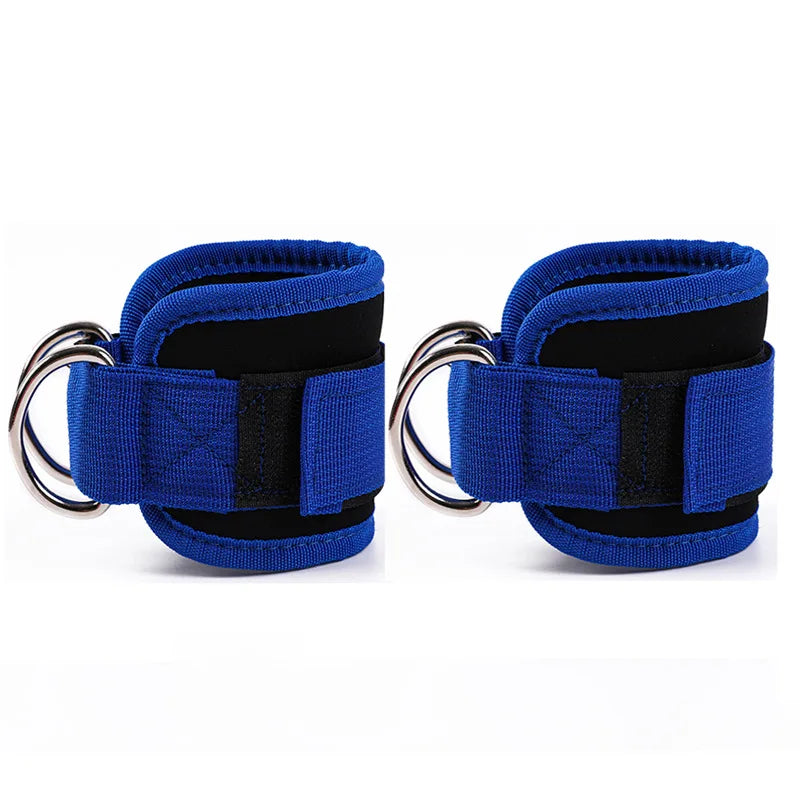 2 uds correas de tobillo doble anillo en D.