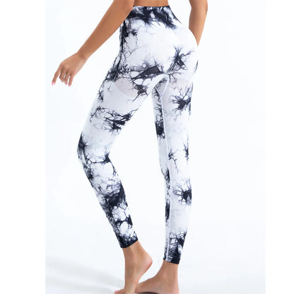 Leggins  fitness  elásticos de cintura alta y sin costuras para mujer
