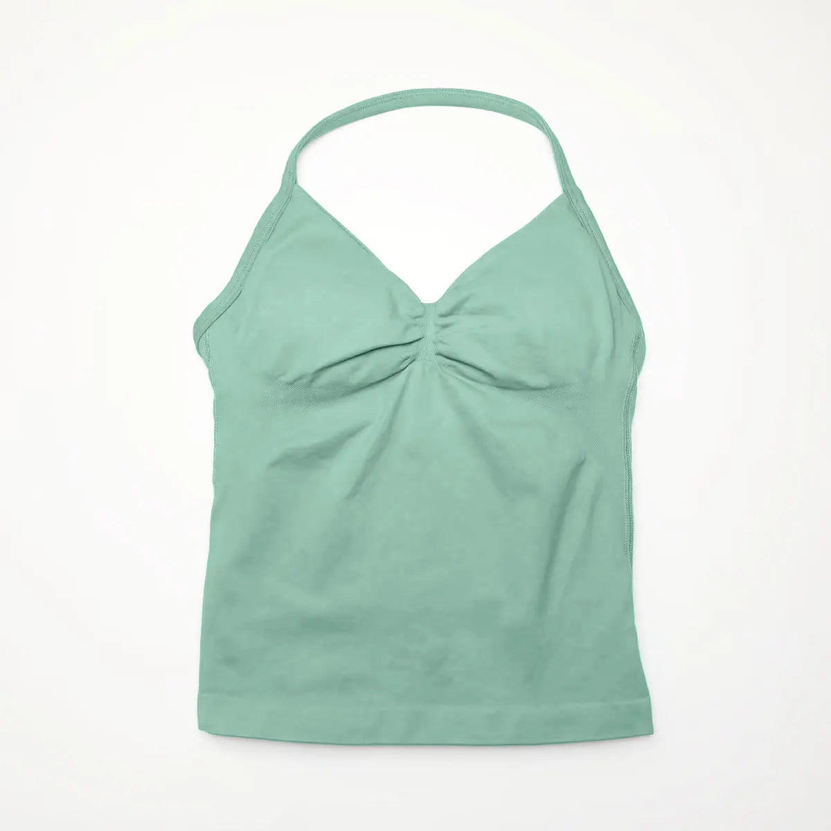 Top deportivo para mujer con tirantes largos, espalda abierta.