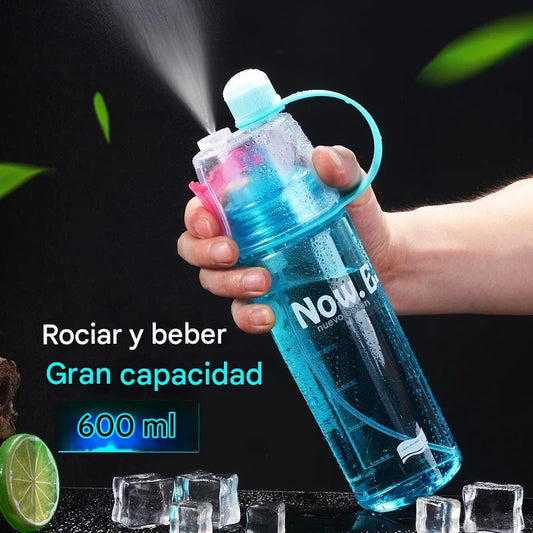 Botella con pulverizador para verano