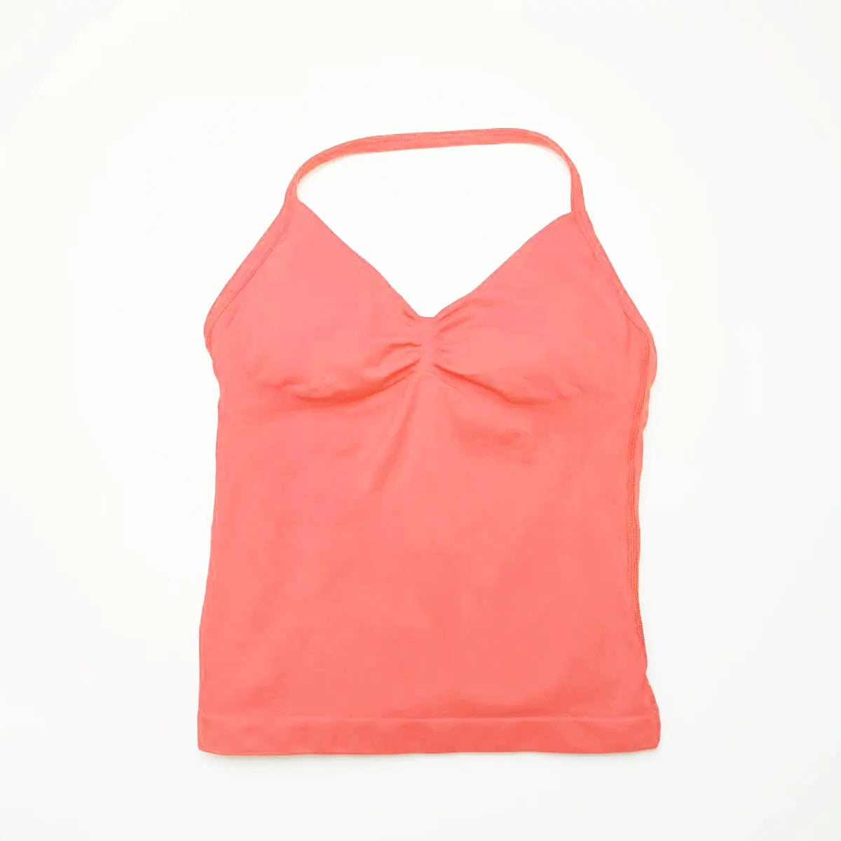 Top deportivo para mujer con tirantes largos, espalda abierta.