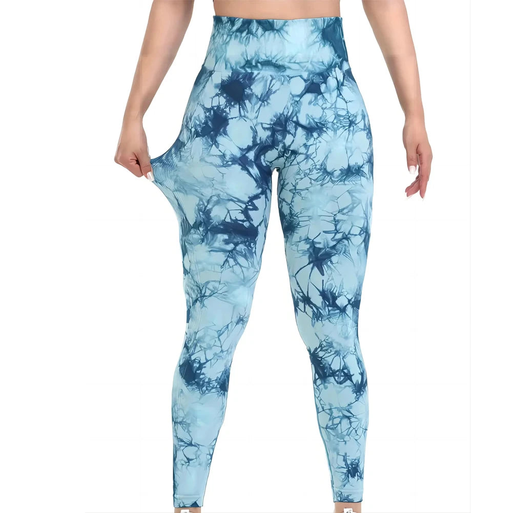 Leggins  fitness  elásticos de cintura alta y sin costuras para mujer