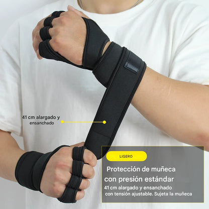Guantes unisex con protección muñecas