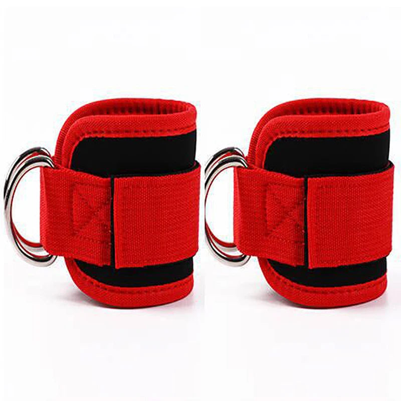 2 uds correas de tobillo doble anillo en D.