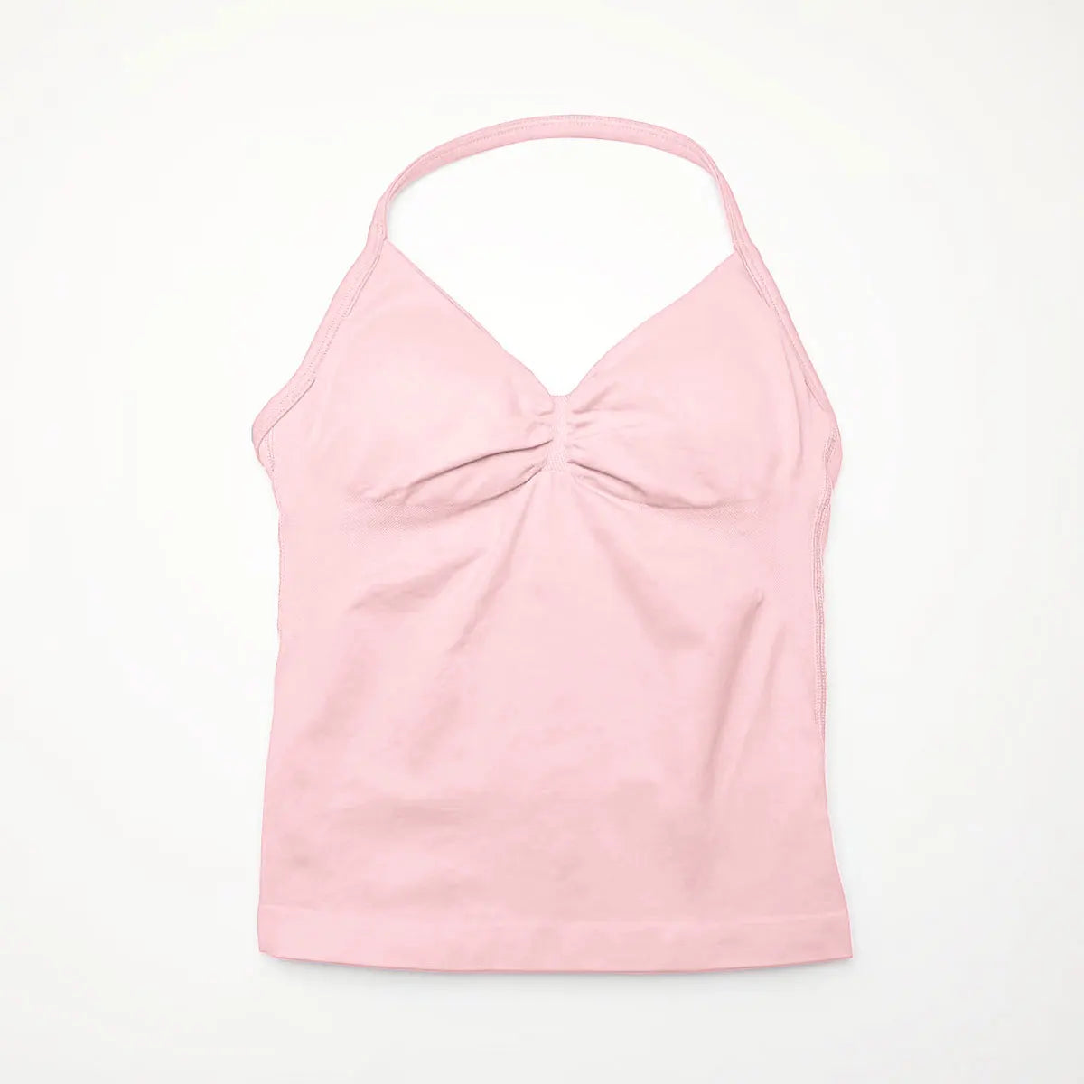 Top deportivo para mujer con tirantes largos, espalda abierta.