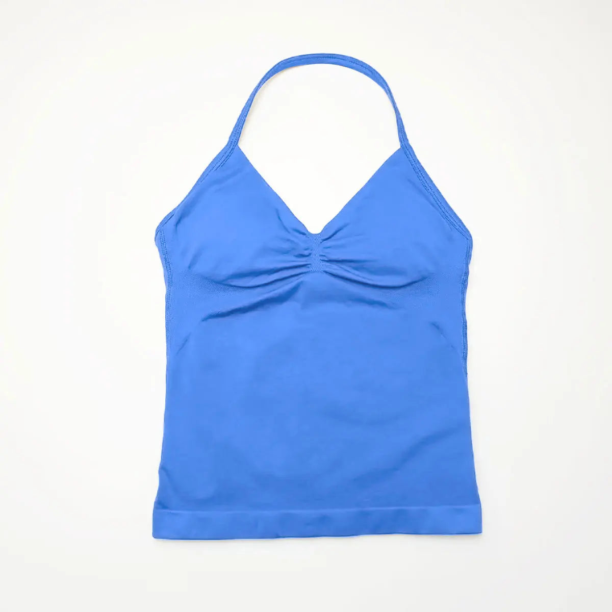 Top deportivo para mujer con tirantes largos, espalda abierta.