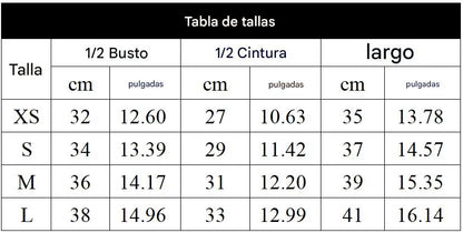 Top deportivo para mujer con tirantes largos, espalda abierta.